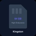 Kingston High Endurance 64 GB micro SD card